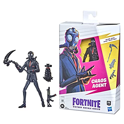 Hasbro - Fortnite Victory Royale Series - F4959 - Figura articulada de 15 cm - Chaos Agent + Accesorios