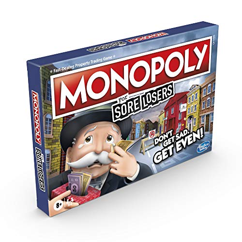 Hasbro Gaming Monopoly for Sore Losers Board Game for Ages 8 and up, The Game Where it Pays to Lose