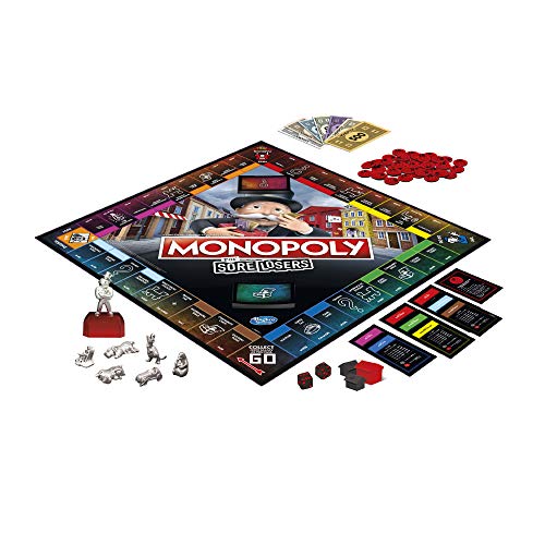 Hasbro Gaming Monopoly for Sore Losers Board Game for Ages 8 and up, The Game Where it Pays to Lose