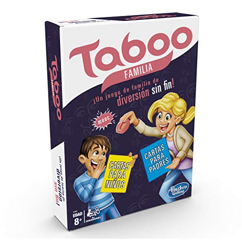 Hasbro Gaming Taboo Familia Juego De Mesa, Multicolor (E4941105) + Gestos Juego De Mesa, Multicolor (B0638105)