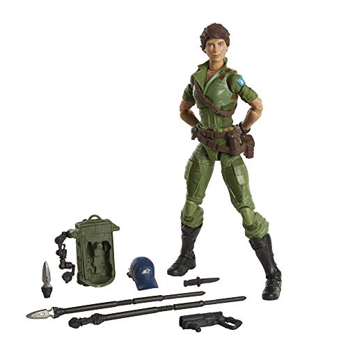 Hasbro G.I. Joe Classified Series Lady Jaye Figura de acción 25 Juguete Coleccionable Premium con múltiples Accesorios Escala de 6 Pulgadas con Paquete Personalizado Arte