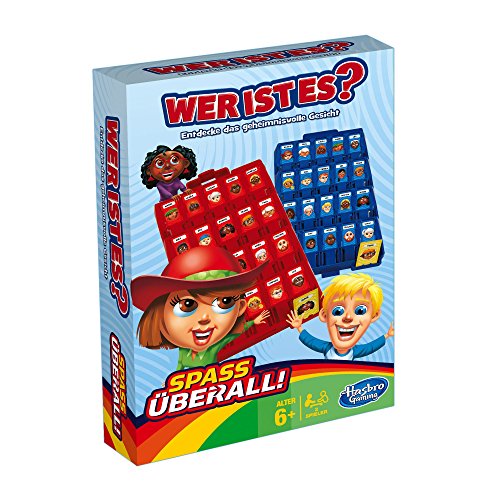 Hasbro Guess Who Grab and Go Juego de Viaje, versión alemána B1204100