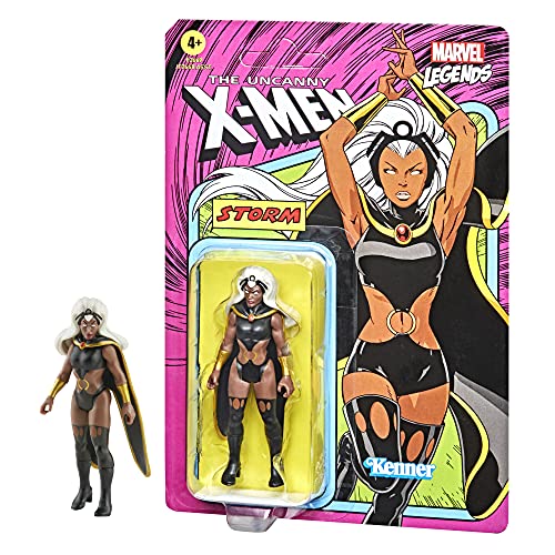 Hasbro Marvel Figura de acción Coleccionable de Storm Retro 375 de 9,5 cm Legends Series, F2669