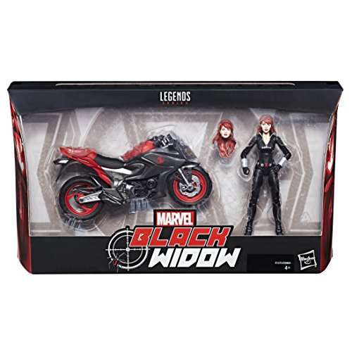 Hasbro Marvel - Figura Ultimate Viuda Negra w/ Moto