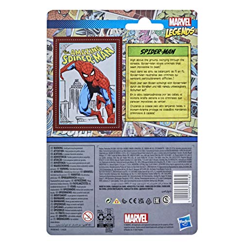 Hasbro Marvel Legends Series 375 - Figura de acción (9,5 cm), diseño de Spider-Man