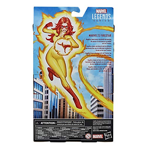 Hasbro Marvel Legends Series Avengers - Figura Coleccionable de Firestar con Perro y 6 Accesorios - 15 cm - para niños de 4 años en adelante