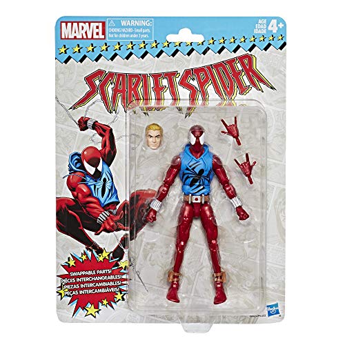 Hasbro Marvel Retro 6-Inch Collection Scarlet Spider Figure