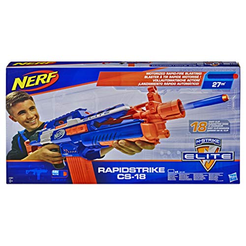 Hasbro- Nerf N-Strike Elite Rapidstrike - Pistola motorizada, Color (A3901EUB) , color/modelo surtido