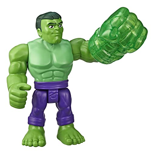 Hasbro Playskool - Heroes The_Avengers Marvel Super Hero Adventures - Hulk (Figuras de acción de 12,5 cm), Multicolor, E6258ES0