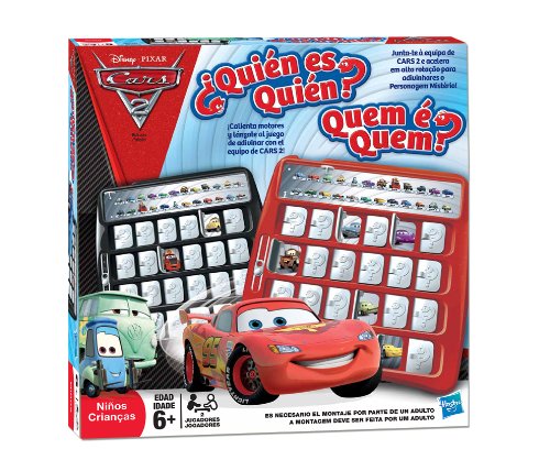 Hasbro ¿Quién es quién? Cars 2 - Juego de Mesa