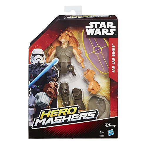 Hasbro Star Wars - Héroe cifra Base mashers: Jar Jar Binks, Figura de acción (B3663ES0)