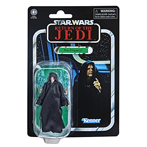 Hasbro Star Wars La colección Vintage - Star Wars: El Regreso del Jedi - Figura The Emperor a Escala de 9,5 cm - Edad: 4+, F1902