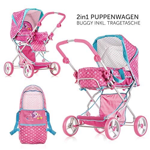 Hauck D86622 - Carrito de muñecas combinable Julia, Birdie