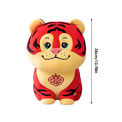 Hearthxy Peluche de tigre – Muñeca de tigre para el Año Nuevo chino 2022, grandes peluches para decoración de festival, regalo para niños