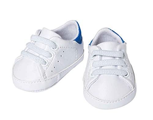 Heless-Zapatillas para muñeca, Color Blanco, Talla 30 – 34 cm, (1451)