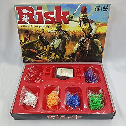 Hengqiyuan Risk Juego de Mesa La Estrategia Conquista el Clásico Juego de Batalla, Versión Inglesa