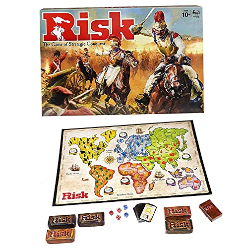 Hengqiyuan Risk Juego de Mesa La Estrategia Conquista el Clásico Juego de Batalla, Versión Inglesa