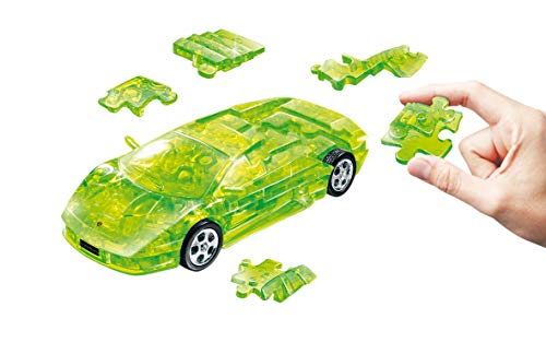 herpa- Lamborghini Puzzle Fun 3D 80657065-Lamborghini Murciélago, Verde Transparente (80657065)