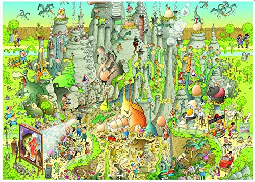 HEYE 1000 Puzzle Funky ZOO Jurassic Habitat