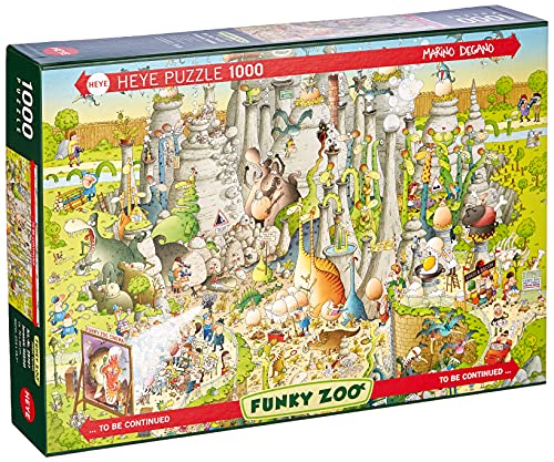 HEYE 1000 Puzzle Funky ZOO Jurassic Habitat