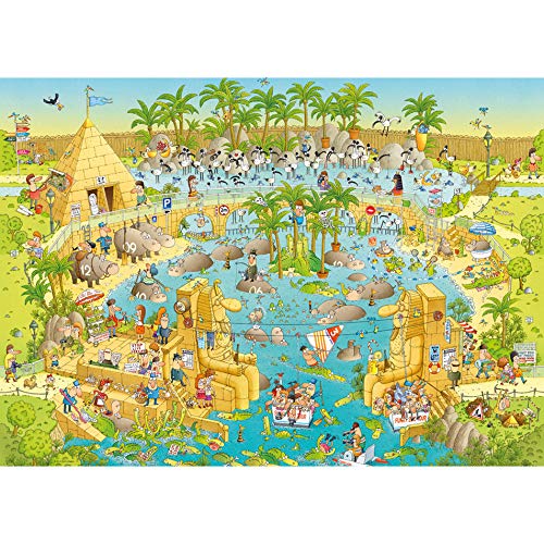 Heye- Nile Habitat (Standard 1000 Pz.) Puzle, Multicolor (FBA_HY29693)