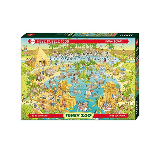 Heye- Nile Habitat (Standard 1000 Pz.) Puzle, Multicolor (FBA_HY29693)