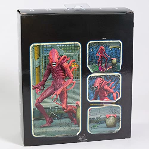 Hibfdgn Figura de Alien Alien Figura Alien Figura de Acción Alien Figura de Colección Fresco Modelos Bien hechos Coleccionable Modelo Juguete Rojo