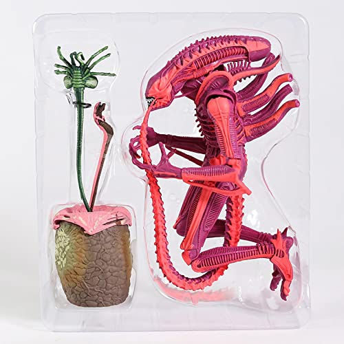 Hibfdgn Figura de Alien Alien Figura Alien Figura de Acción Alien Figura de Colección Fresco Modelos Bien hechos Coleccionable Modelo Juguete Rojo