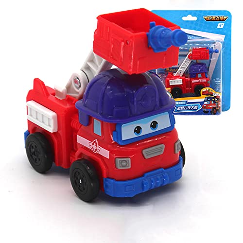 HIL Juego De Vagones De Fricción Mini Super Wings Sparky Remi Rover Willy Set Caja De Regalo Submarino Juguetes De Los Niños Juguete Robot De Deformación Regalo Creativo