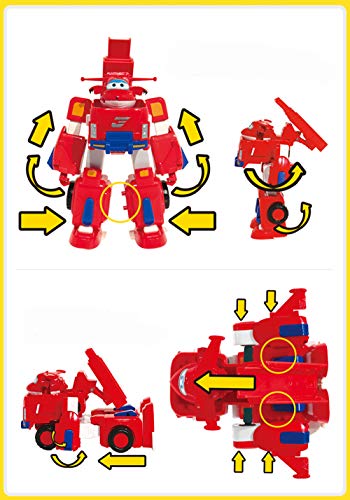 HIL Super Alas Robot De Deformación Jett Juguete Robot Juguetes De Los Niños Plano Deformado Juguete Súper Ala Juguete De Muñeca Robot Transformable De Dibujos Animados Regalos Creativos