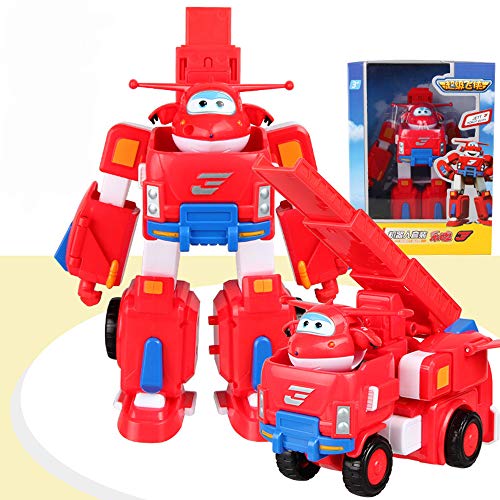 HIL Super Alas Robot De Deformación Jett Juguete Robot Juguetes De Los Niños Plano Deformado Juguete Súper Ala Juguete De Muñeca Robot Transformable De Dibujos Animados Regalos Creativos