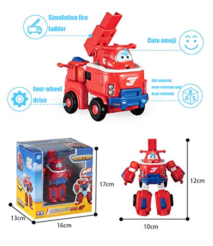 HIL Super Alas Robot De Deformación Jett Juguete Robot Juguetes De Los Niños Plano Deformado Juguete Súper Ala Juguete De Muñeca Robot Transformable De Dibujos Animados Regalos Creativos