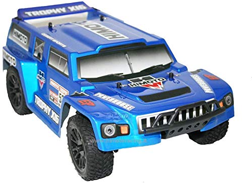 Himoto Desert Trophy Camión sin Escobillas 1/16 Off-Road con Control 2.4Ghz 4WD Rtr con Batería Lipo