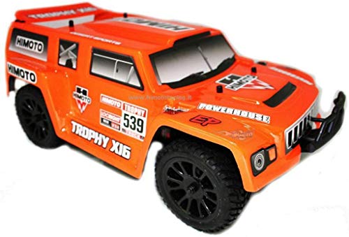 Himoto Desert Trophy Camión sin Escobillas 1/16 Off-Road con Control 2.4Ghz 4WD Rtr con Batería Lipo