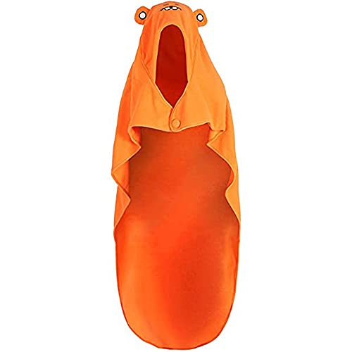 Himouto Umaru-chan Cape Cloak DOMA Umaru Sudadera con capucha Anime Franela Manta Lindo Oído Sudadera Kawaii con Capucha Baggy Poncho Abrigo Orang Japonés Cosplay Disfraz, naranja, M