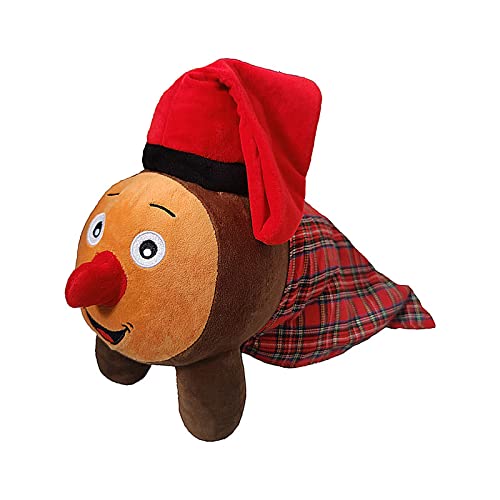 Hipex Collection Peluche de Caga Tío 100% Poliéster, Tronco de Navidad, Catalunya Catalán - Decoración Navideña, Regalo Fiestas, Cumpleaños - Peluche Suave (36X14X25 cm)