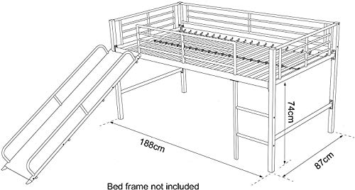 HLS Tienda de campaña para cama de cabina de cama mediana - (rosa bebé)