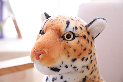 hokkk 30-110cm Gran Pantera Leopardo Juguetes de Peluche Gigante Tigre Blanco Pantera Negra Suave Animal de Peluche Almohada Animal muñeca Juguetes para niños 50cm 1