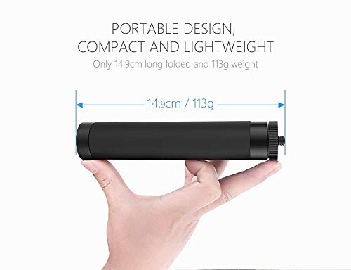 Honbobo PGYTECH Aluminio Palo de Selfie Varilla de extensión para Insta360 One X 2/One X/Insta360 One R/Pocket 2/ Osmo Pocket