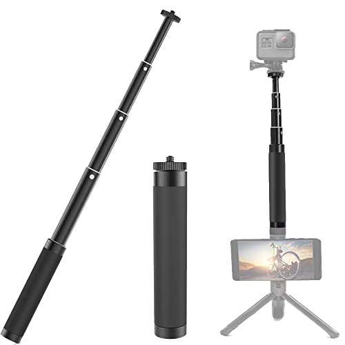 Honbobo PGYTECH Aluminio Palo de Selfie Varilla de extensión para Insta360 One X 2/One X/Insta360 One R/Pocket 2/ Osmo Pocket