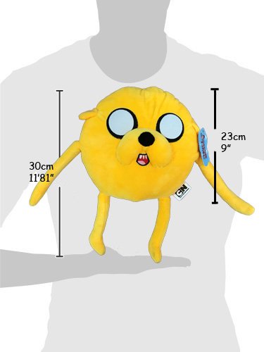 HORA AVENTURA JAKE PELUCHE (PERSONAJE AMARILLO) 30CM DE PIE Y 23CM SENTADO CALIDAD SUPER SOFT