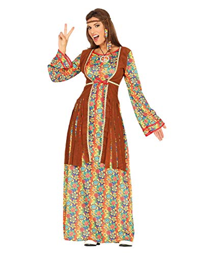 Horror-Shop Flower Power del Hippie Maxi Vestido de Breanna L