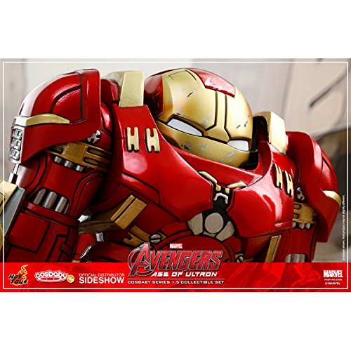 Hot Toys - Figurine Marvel Avengers Age of Ultron - Pack de 3 Cosbaby Hulk / Iron Man Mark XLIII / Hulkbuster 14cm - 4897011176987