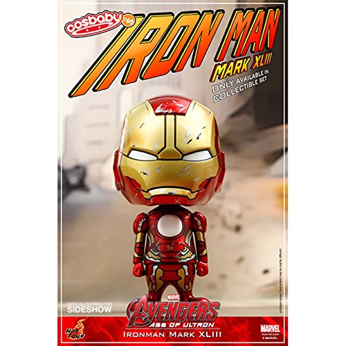 Hot Toys - Figurine Marvel Avengers Age of Ultron - Pack de 3 Cosbaby Hulk / Iron Man Mark XLIII / Hulkbuster 14cm - 4897011176987