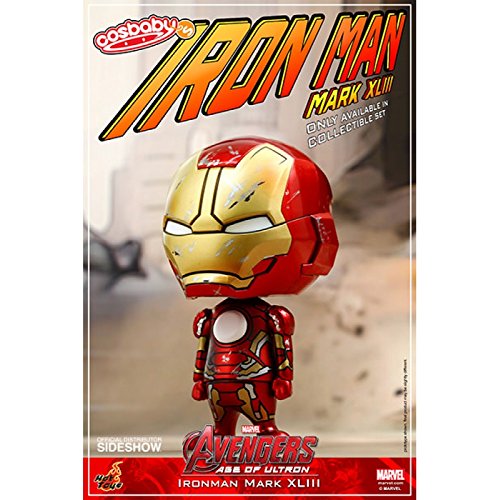 Hot Toys - Figurine Marvel Avengers Age of Ultron - Pack de 3 Cosbaby Hulk / Iron Man Mark XLIII / Hulkbuster 14cm - 4897011176987