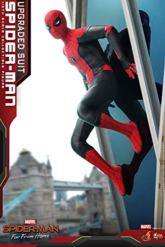 Hot Toys Spider-Man (Traje Mejorado) Sexta Escala 1/6 película Masterpiece MMS542 Series Far from Home Figura de acción Coleccionable, HT904867