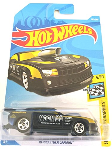 Hot Wheels 2018 HW Speed Graphics - '10 Pro Stock Camaro (negro) Mooneyes