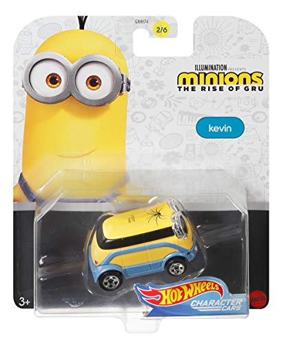 Hot Wheels Character Cars Minions The Rise of Gru Kevin 1:64th Scale DieCast Vehicle 2/6