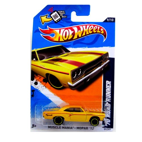 Hot Wheels Muscle Mania Mopar '12 '70 Road Runner