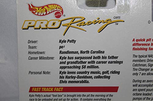 Hot Wheels PRO Racing Collection Edition PIT CREW 1998 - Kyle Petty Pontiac Prix y caja de herramientas